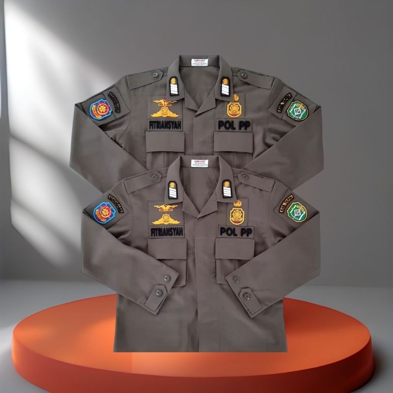 STELAN PDL POL PP BAHAN LUSTER TERBAIK /SRAGAM SATPOL PP BAHAN LUATER