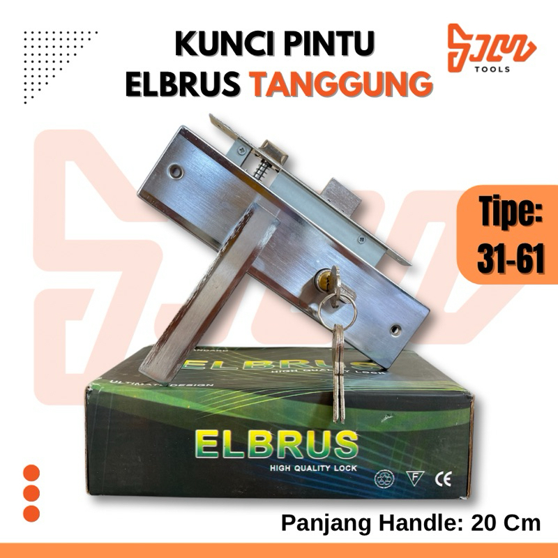 Kunci Pintu Handle Pintu Tanggung Elbrus 31-61 Minimalis