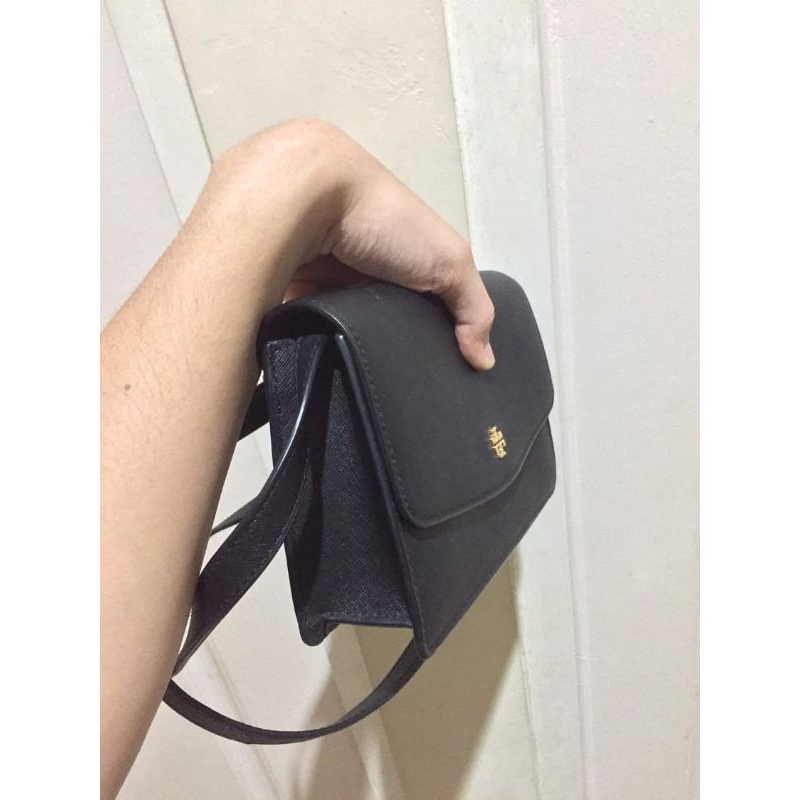 Preloved Tory Burch Emerson Mini Shoulder Bag Black