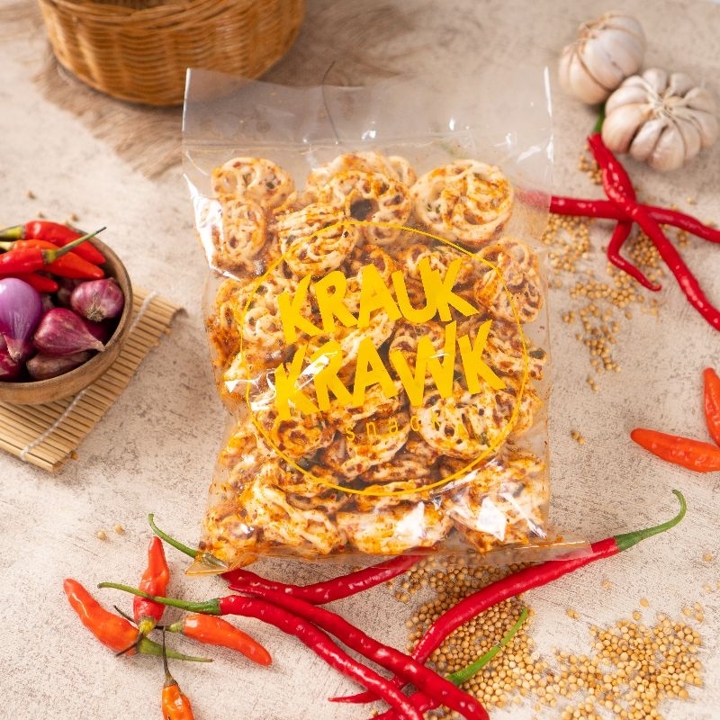 

sebring kerupuk pedo gurih pedas daun jeruk 1kg