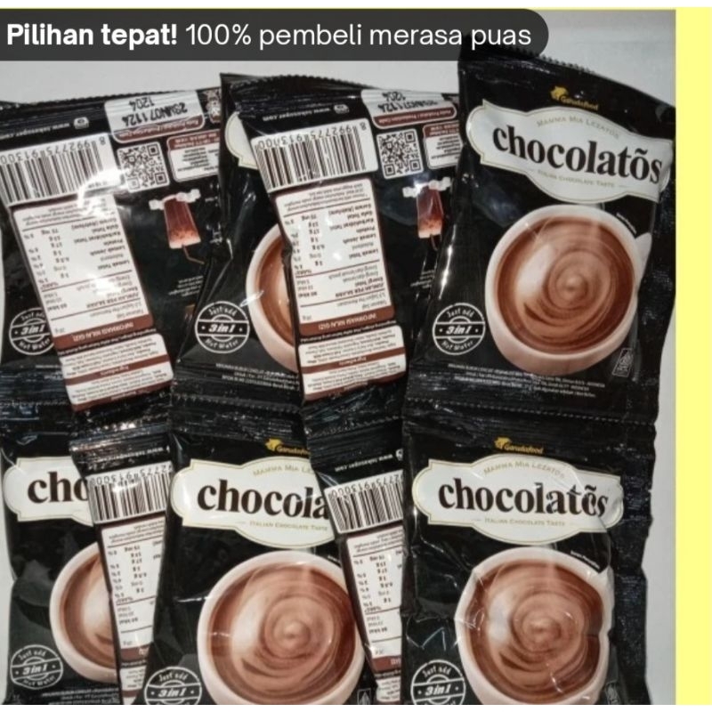 

chocolatos matcha/cokelat sachet 1 renceng
