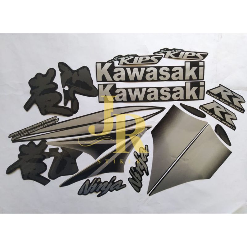 Striping polet kawasaki ninja rr 2010 hitam