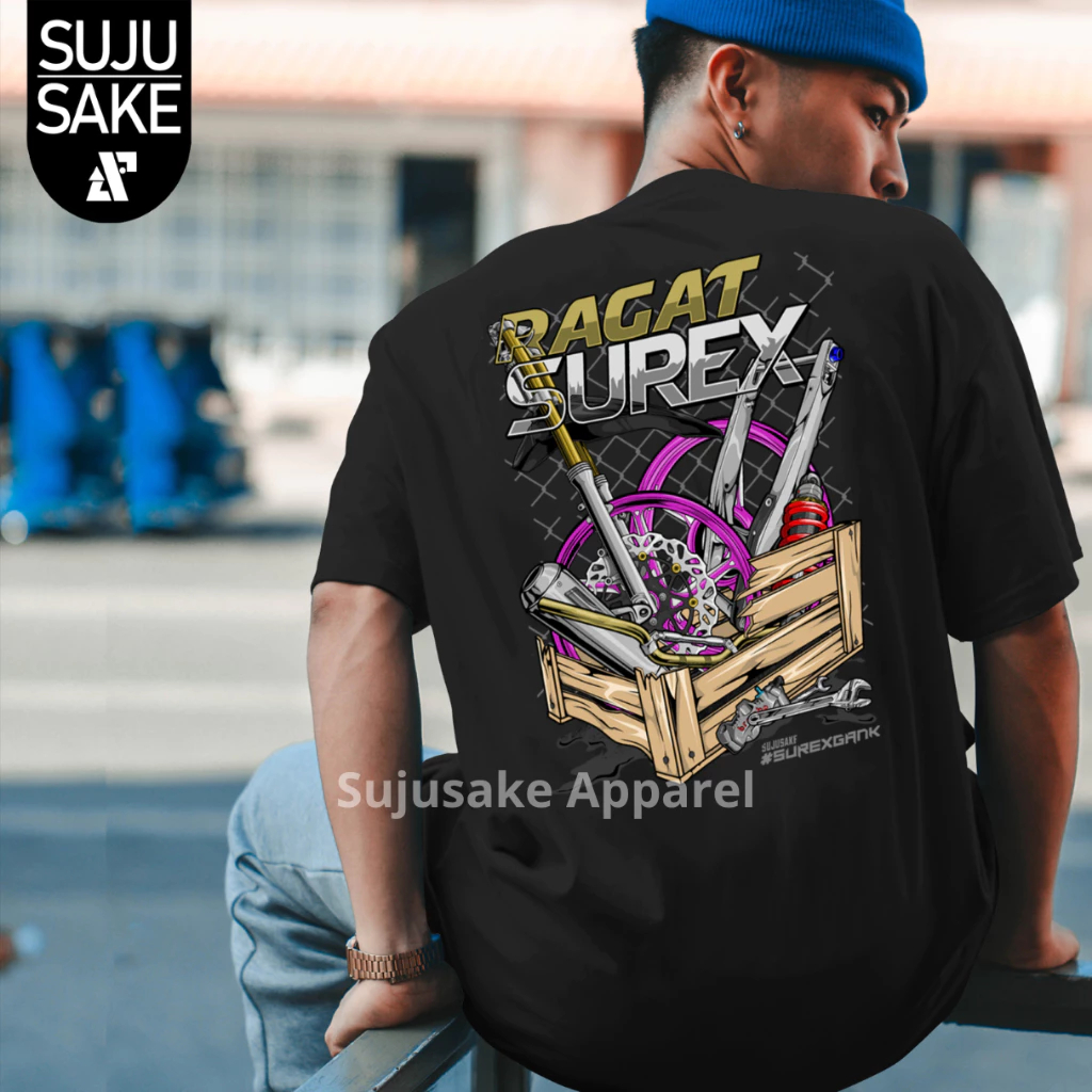 Baju Kaos Atasan Pria Ragat Surex Crf Style Gank