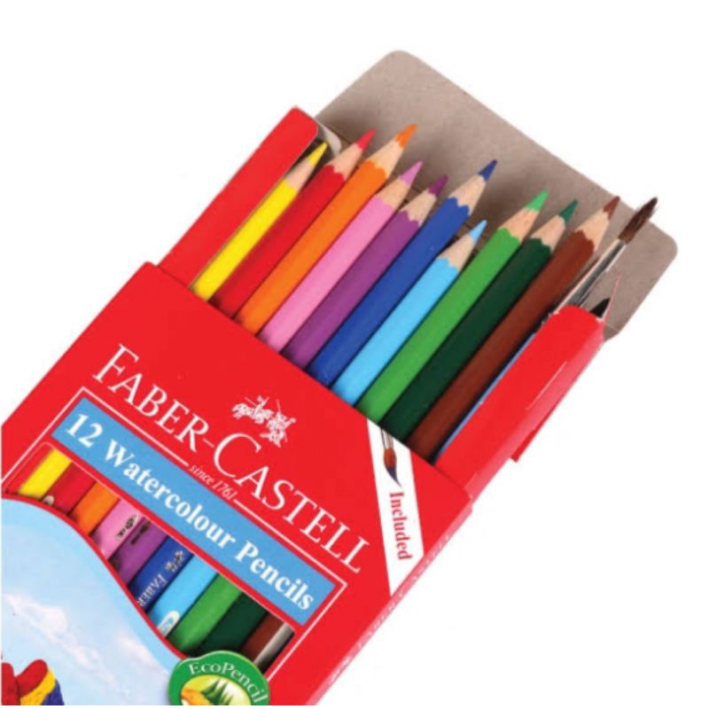 

(1 set)Pensil warna panjang/pensil warna Fabercastell/pensil warna 12 warna/pensil 12 warna/pencil warna