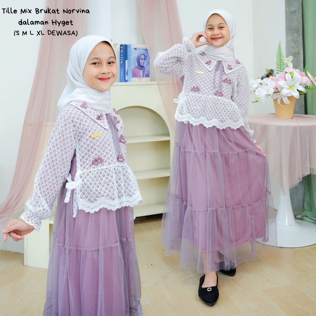 Best Seller Couple Ibu Anak Perempuan Gamis Mewah//Gamis Korean Muslim//Gamis Anak Terbaru//Rompi