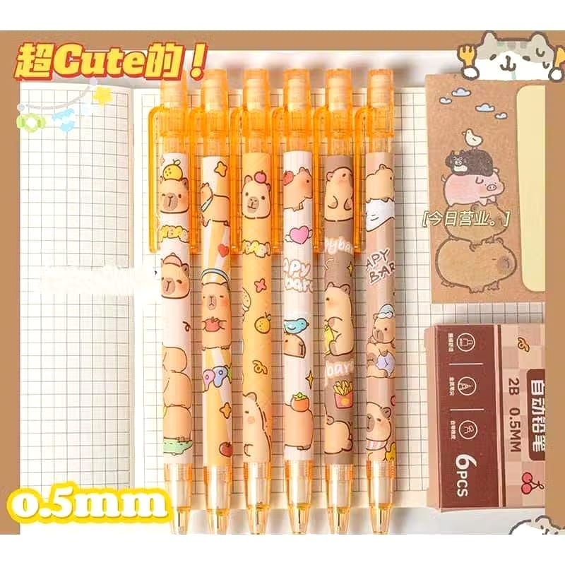 

ZLU-PENSIL MEKANIK 0.5mm / MECHANICAL PENCIL 0.5 CAPYBARA (SATUAN)