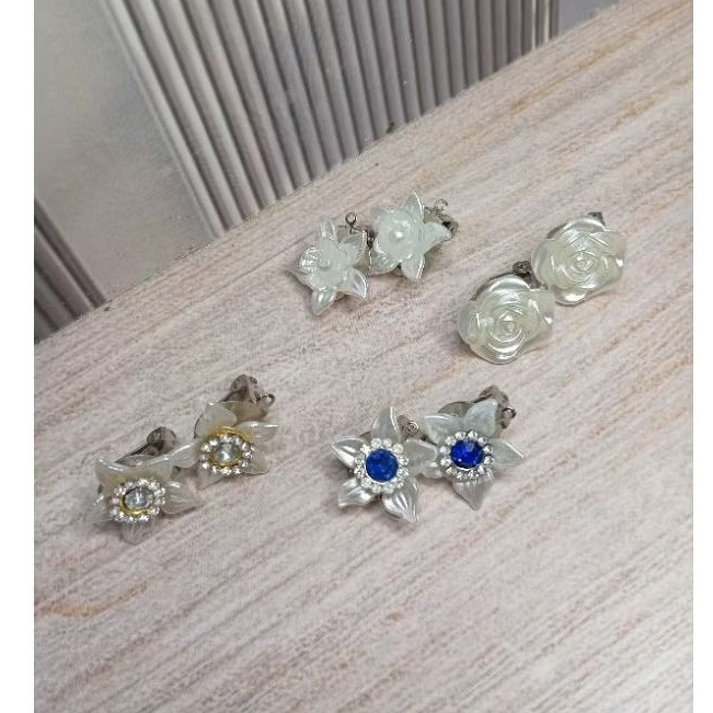 Anting Hijab Anting Hijab Kekinian Anting Hijab Klip Bunga Anting Hijab Viral