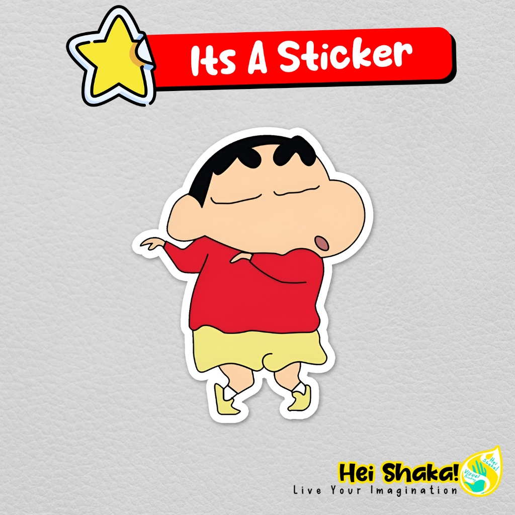 

Stiker Aloha Shinchan Sticker Anime Kartun Vinyl Anti Air