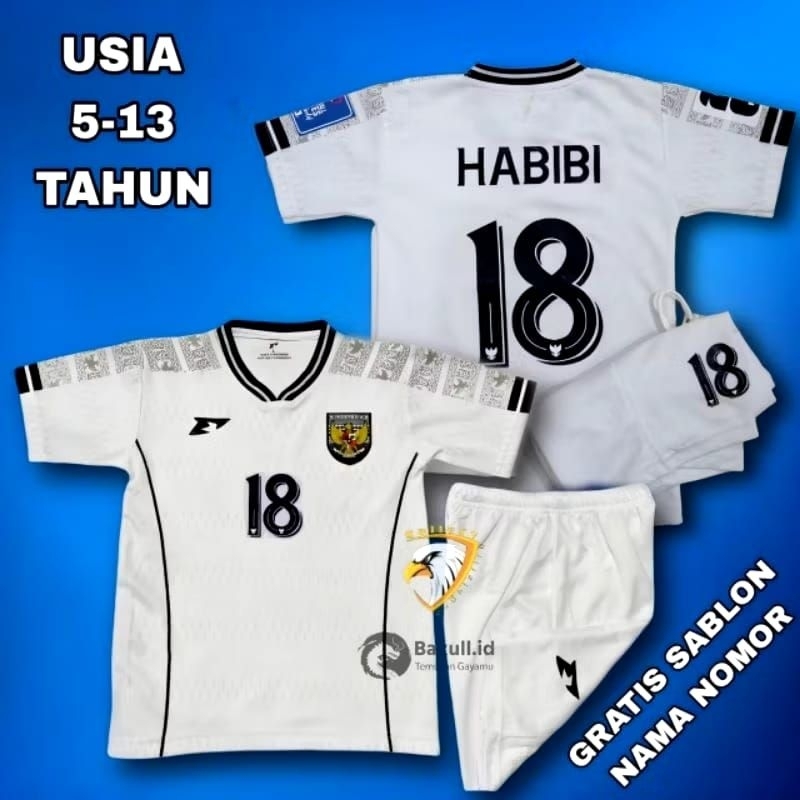 Baju Olahraga Anak Timnas Indonesia Geratis Sablon Nama Nomor Setelan Jersey Bola Futsal Volley Juni