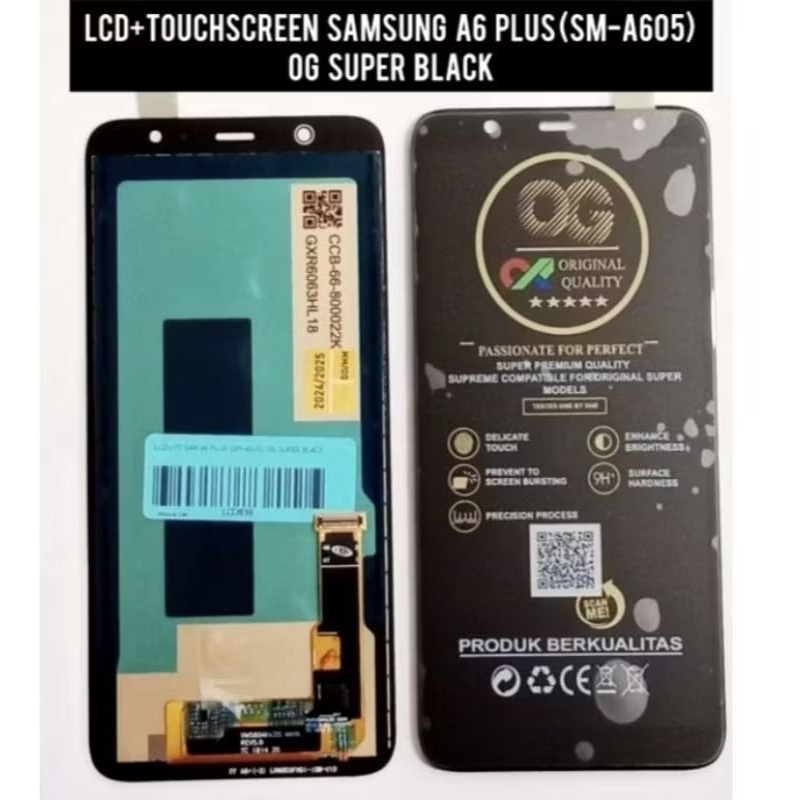 LCD TOUCHSCREEN SAMSUNG A6 PLUS/A605 ORIGINAL
