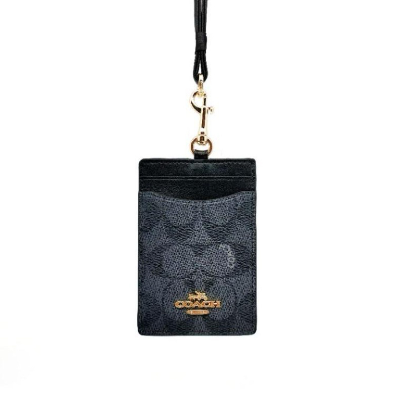 

COC ID Lanyard Signature Black Logo Metal