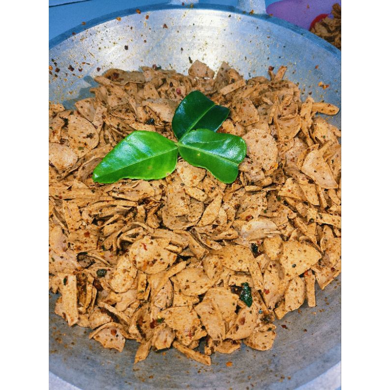 

Basreng daun jeruk pedas dan original 1 kg
