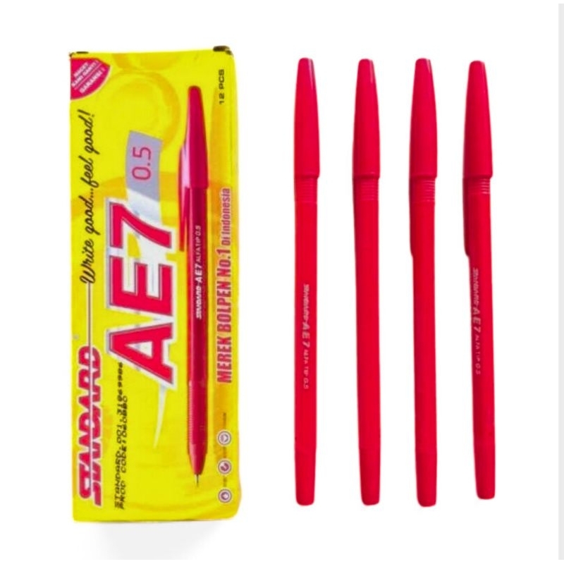 

Pena / Pulpen/Bulpen Standard AE7 Isi 1 Kotak (12 pcs)