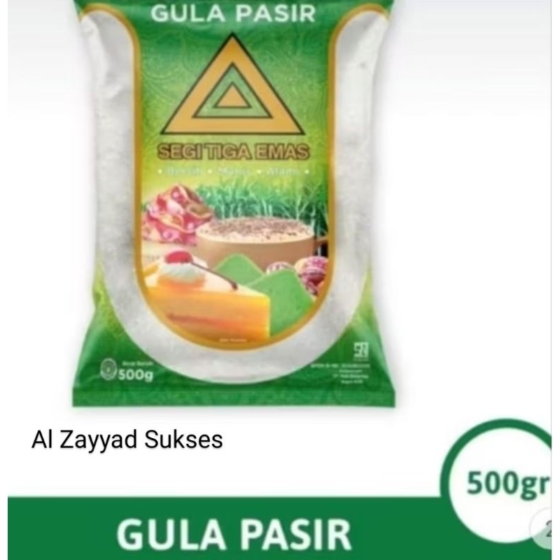 

Gula Pasir Segitiga Emas 500gr