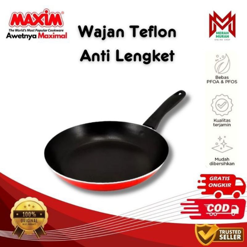 MAXIM valentino teflon anti lengket/Teflon anti lengket/Teflon maxim valentino/wajan teflon anti len