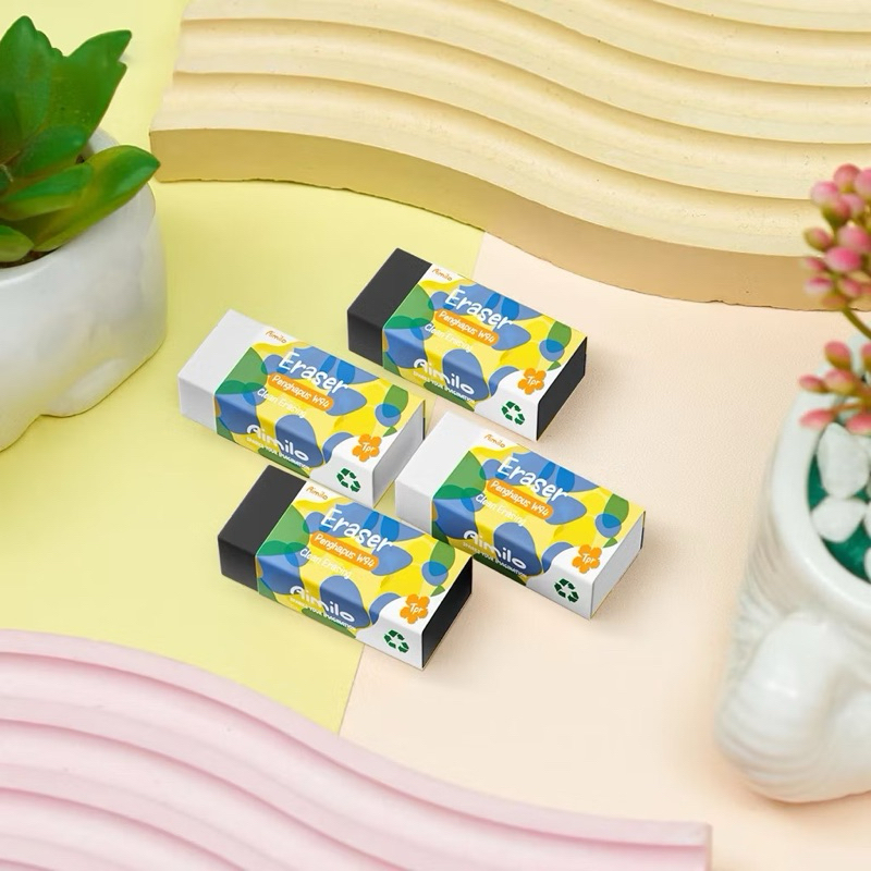 

Penghapus Pensil Bebas PVC Bebas Debu Tidak Beracun Alat Tulis Sekolah