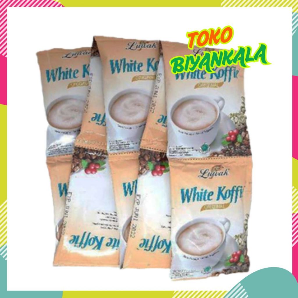 

Kopi luwak white coffee koffie original renceng 10 x 20gr