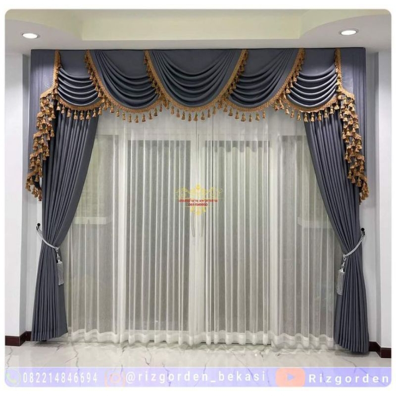 gordeng poni gelombang, gordeng poni, gordeng POni spanyol, gorden rumah, gorden minimalis, gordeng 