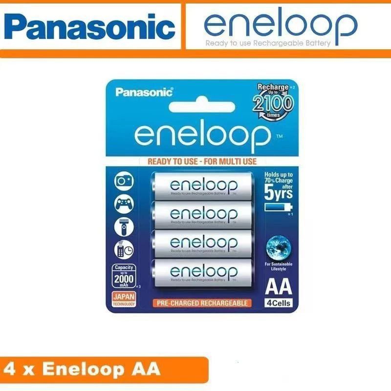 Baterai charger cas panasonic ENELOOP PUTIH AA/A2