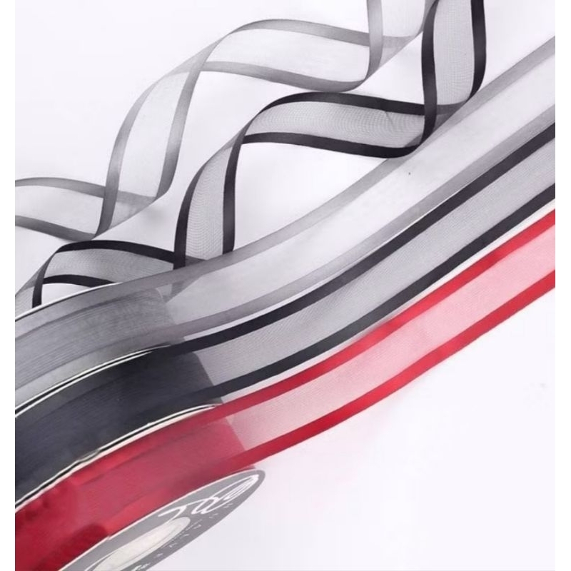 

5 Yard (4,5cm)Pita Organdi List Satin 2,5cm Pita Organza List Satin Ribbon 25mm DIY Craft Grossgrain Tapes Card Wrapflower Ribbon Bouquet Dekorasi Kado Pita Parcel Gift Hampers