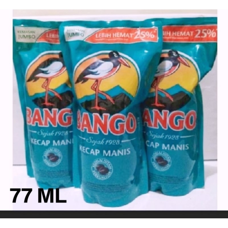 

BANGO KECAP MANIS 77 GR KEMASAN 3 PCS
