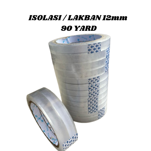

ISOLASI | LAKBAN 12mm 90 YARD