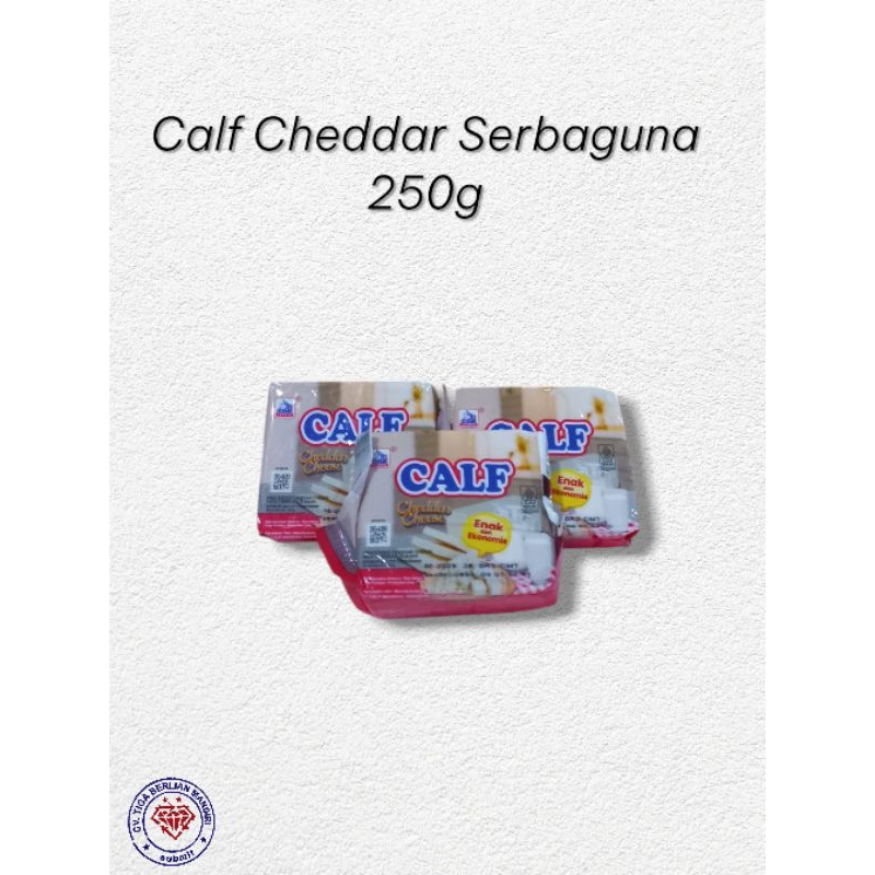 

KEJU CALF CHEDDAR SERBAGUNA 200G 1PCS