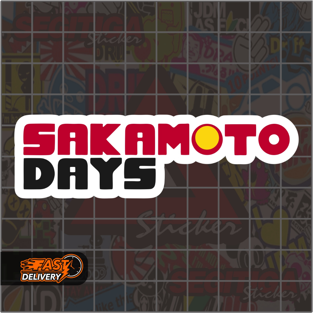 

Sticker Anime Sakamoto Days 6x1.8 Cm