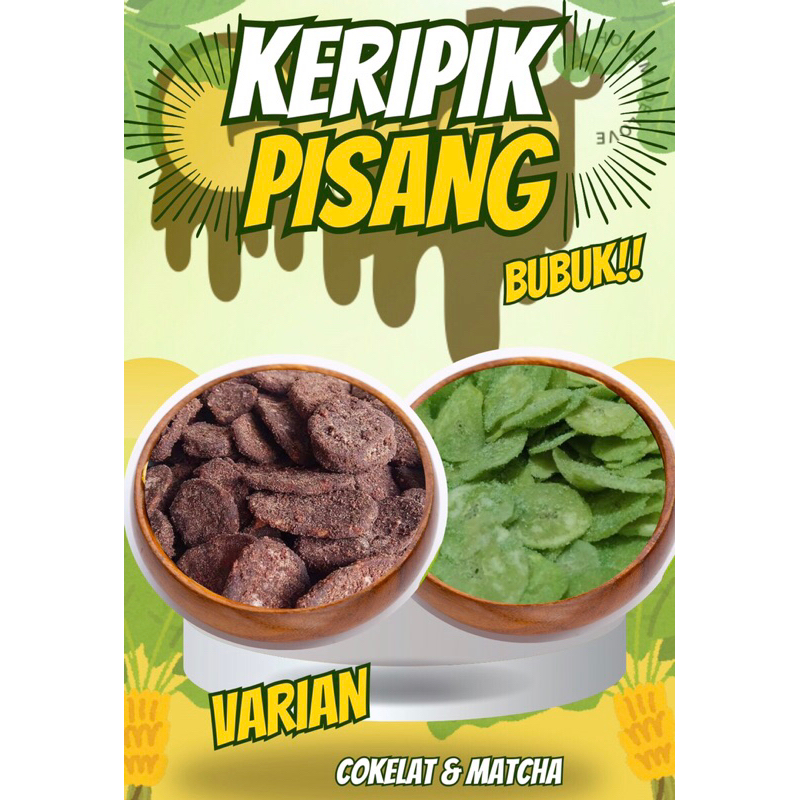 

Keripik Pisang Cokelat Tabur Bubuk Premium