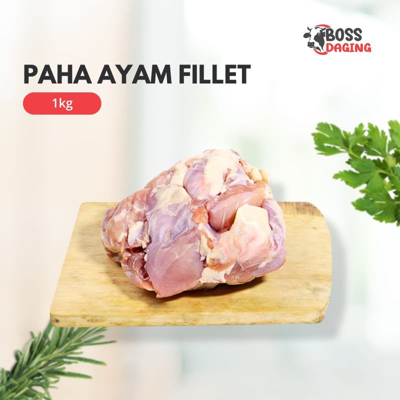 

Paha Ayam Fillet Tanpa Kulit 1kg Boneless/Tanpa Tulang- Boss Daging
