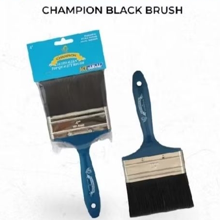 

Kuas ace champion gagang biru bulu hitam premium