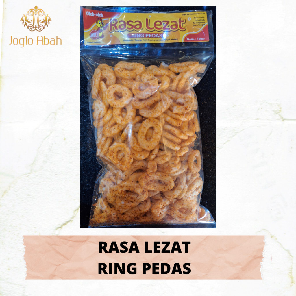 

Rasa Lezat - Cemilan Ring Pedas - Joglo Abah