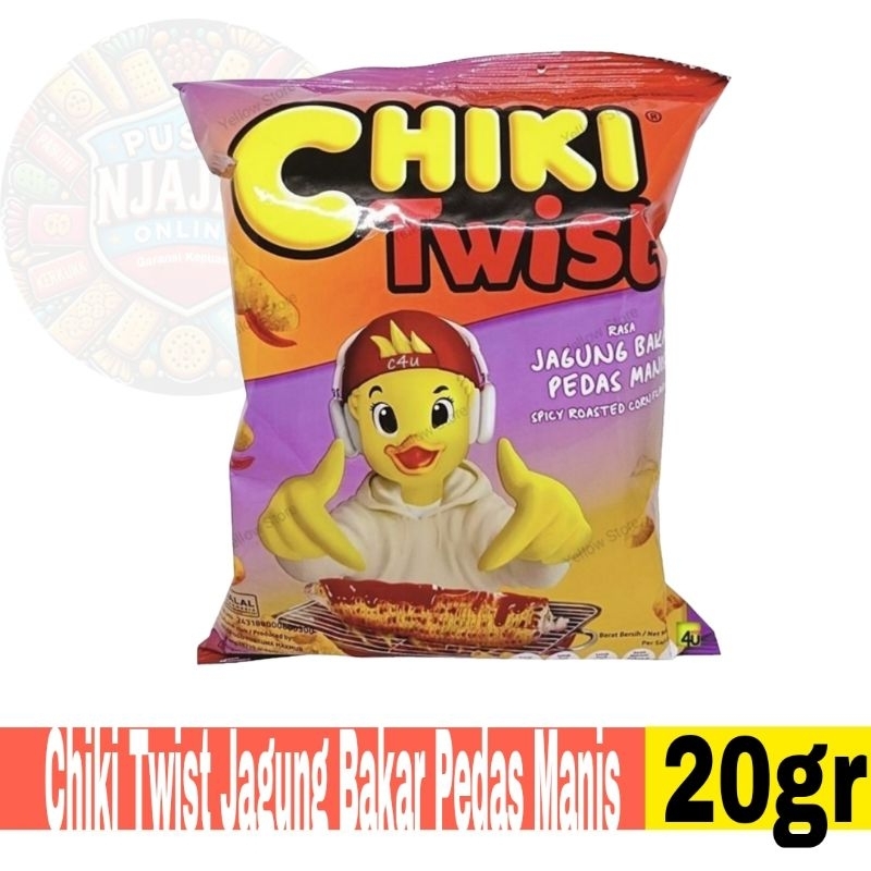 

Chiki Twist Jagung Bakar Pedas Manis 20gr