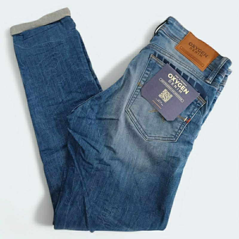 Celana Jeans Premium Oxygen Denim Slim Fit - Core Series 706-1203