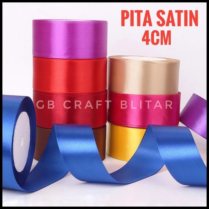 (1 Roll) Pita Satin 4cm