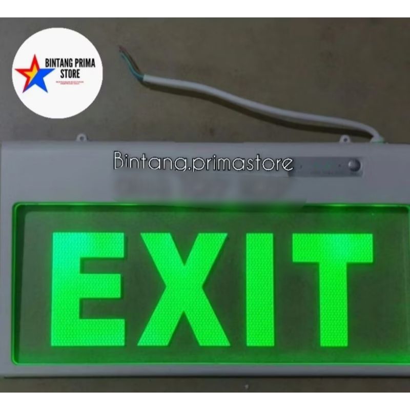 Lampu Petunjuk EXIT / Lampu Sign / Lampu EXIT LED Tipe Tulisan EXIT