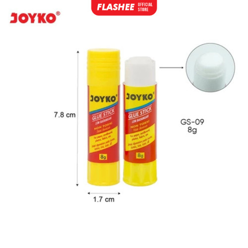 

Flashee Lem Kertas Batang Joyko 8gr Glue Stick Praktis Untuk Anak Sekolah