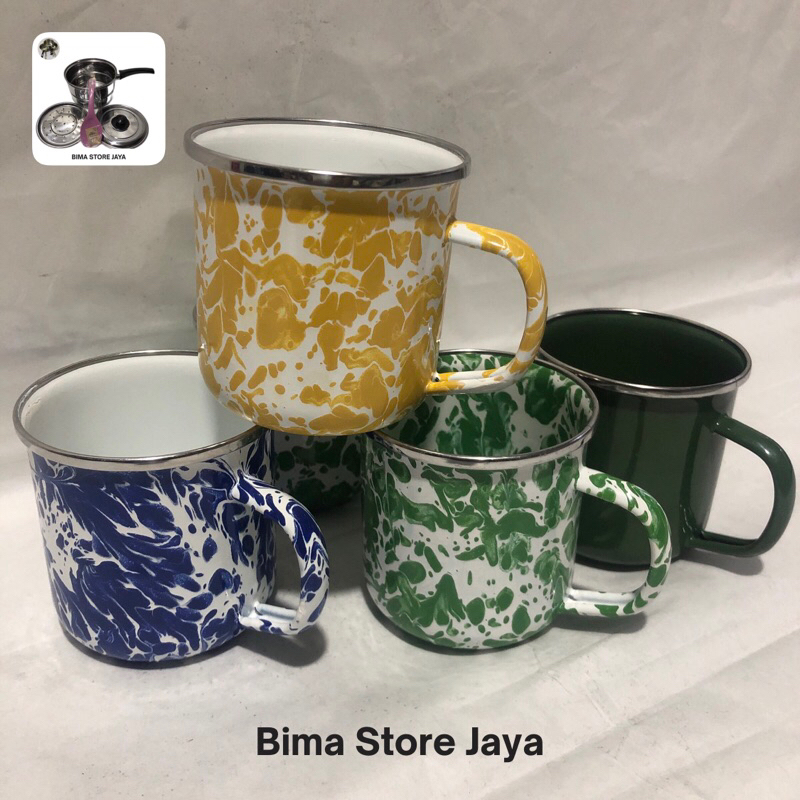 MUG JADUL BIJIAN / CANGKIR BLIRIK 9cm MOTIF RANDOM