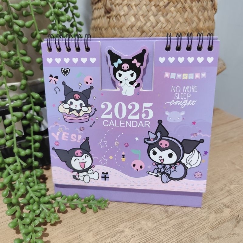 

Calendar Kalender Meja Cinnamoroll Kuromi My Melody Hello Kitty Twin Stars Pompompurin Snoopy