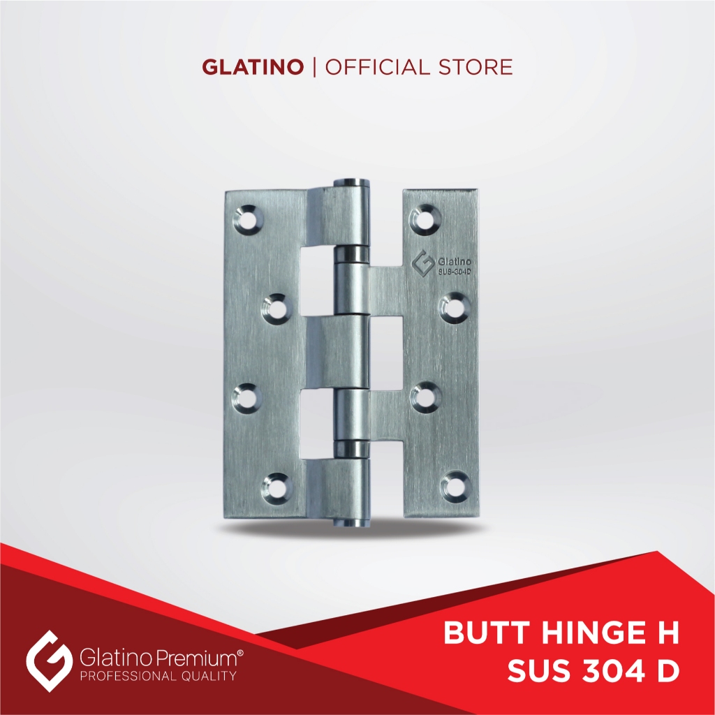 Glatino - Engsel Stainlees Sus H 304 Material Stainless Hinge Steel