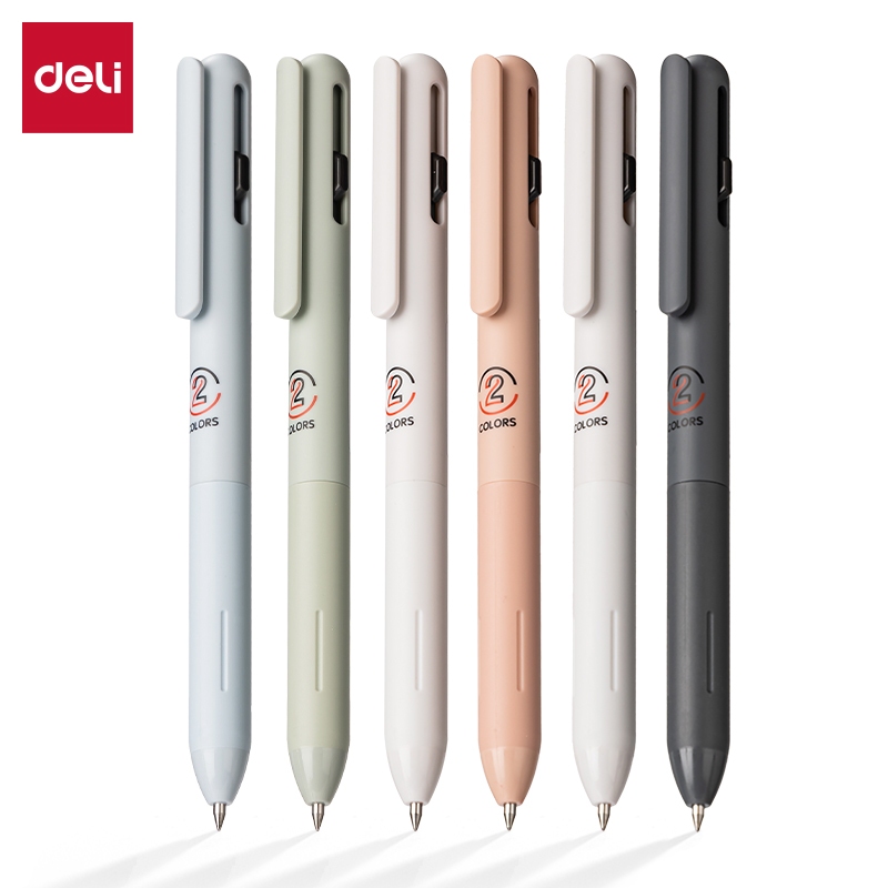 

DELI SPIDOL DOUBLE DUAL TIP BALLPOINT 2 WARNA SA316 BLACK/RED (1 PCS)