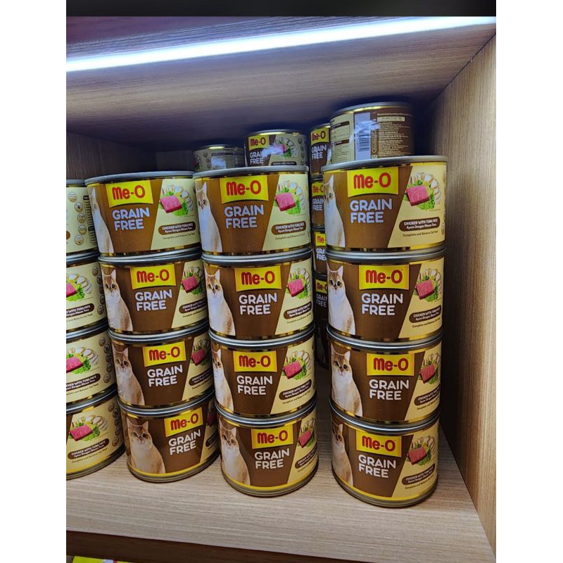 MEO grain free kaleng 170gr | makanan kucing
basah dewasa