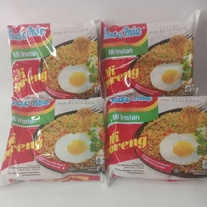 

INDOMIE GORENG INSTAN (dpt 10 PCS)