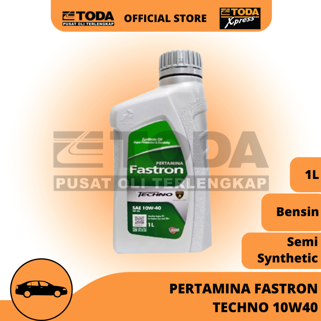 Oli Fastron Techno 10W40 API SN 1L Oli Mesin Mobil Original