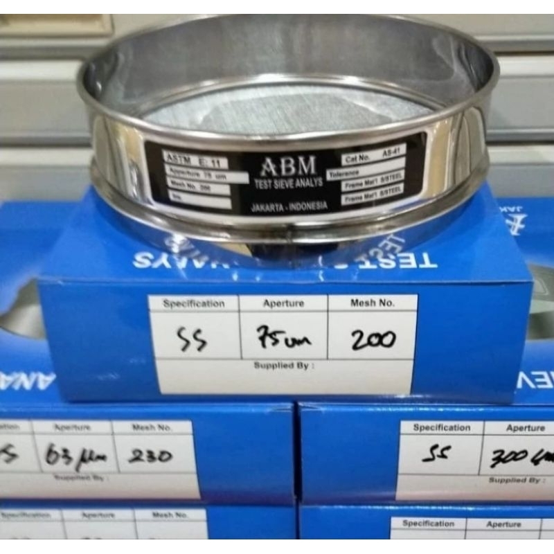 Sieve Ayakan Stainless Mesh 200 ( 75 Um )