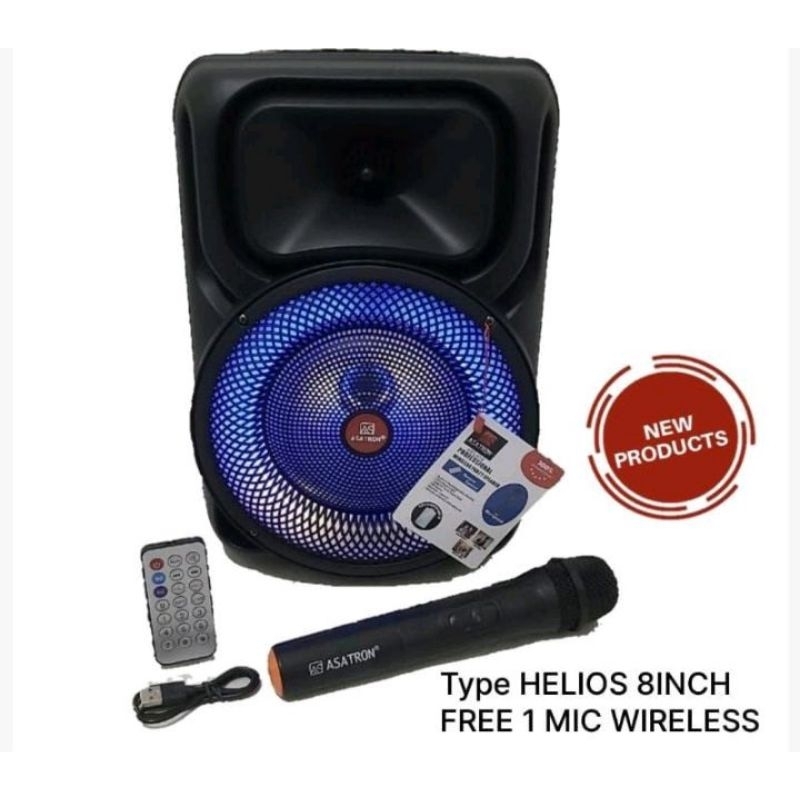 Speaker bluetooth ASATRON tipe Helios 8'