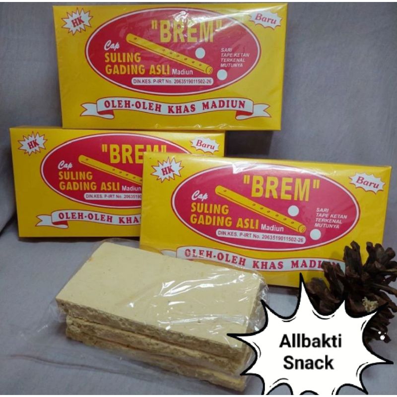 

OLEH OLEH KHAS MADIUN BREM MADIUN SULING GADING ORIGINAL 1 BUNGKUS ISI 3 BATANG/ALLBAKTI SNACK/SNACK KILOAN MURAH