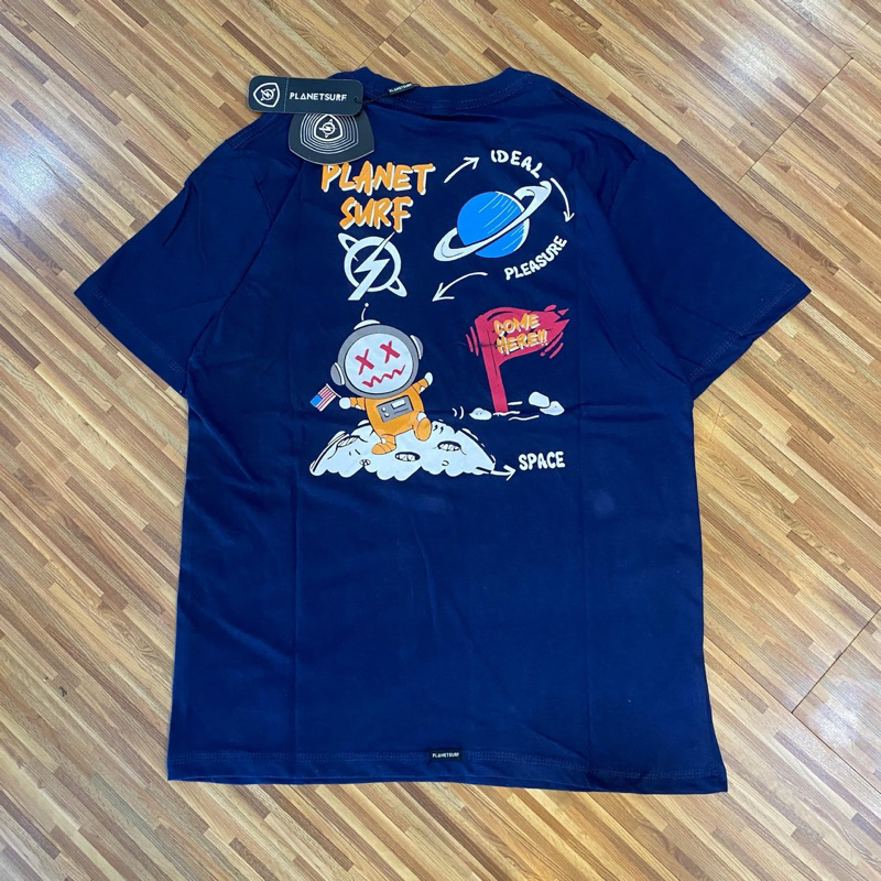 Planet Surf Like Original / Kaos Planet Surf Pria Lengan Pendek