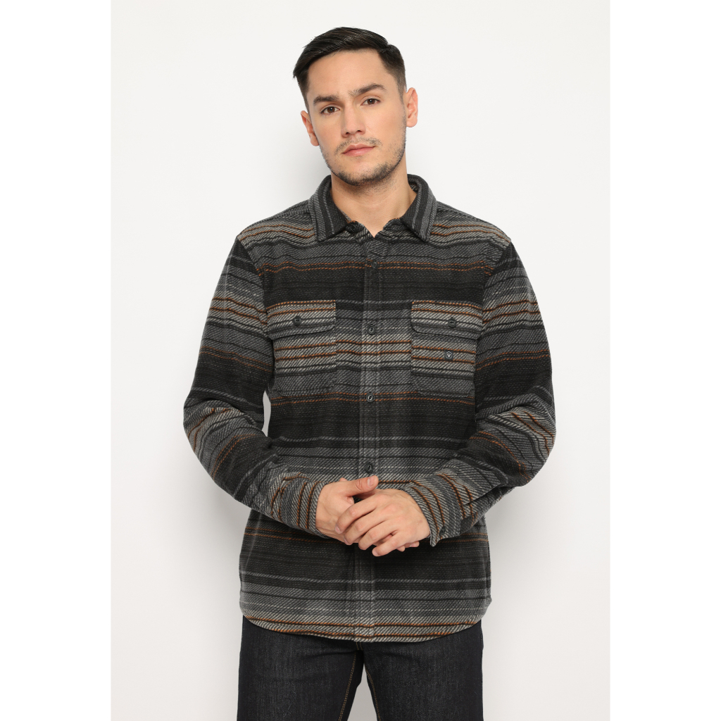 VISSLA-ECO-ZY LS POLAR FLANNEL/KEMEJA