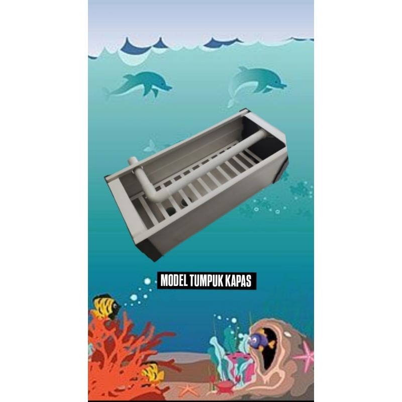 box filter aquarium khusus media kapas